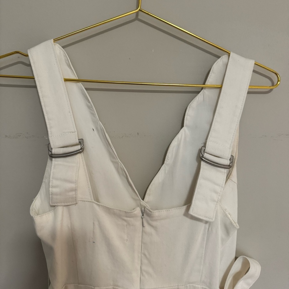 Anthropologie - Elegant White Jumpsuit - Picture 9 of 11